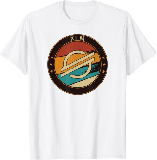 Stellar T-Shirt XLM Vintage Crypto Retro Art Cryptocurrency