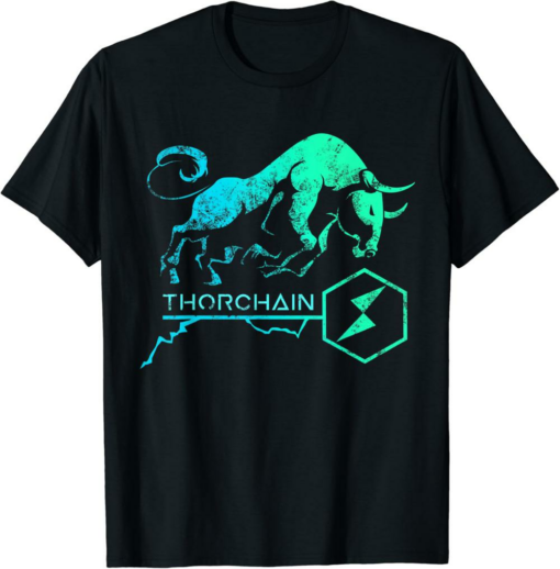 THORChain T-Shirt BULLRUN HODL RUNE Token Moon Millionaire