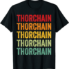 THORChain T-Shirt Crypto Rainbow Text Design