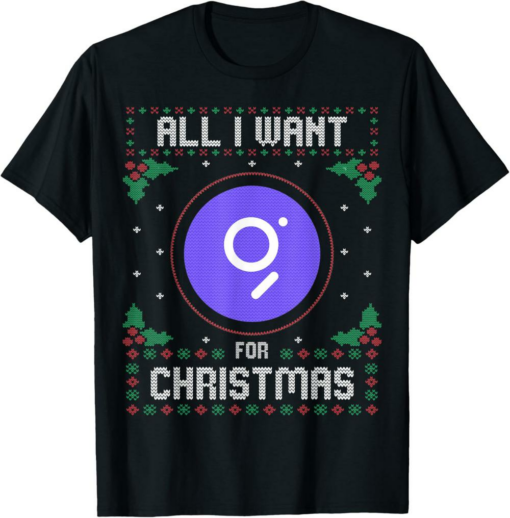 The Graph T-Shirt Christmas Crypto All I Want For Xmas Is