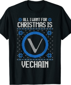 VeChain T-Shirt All I Want For Christmas Is For