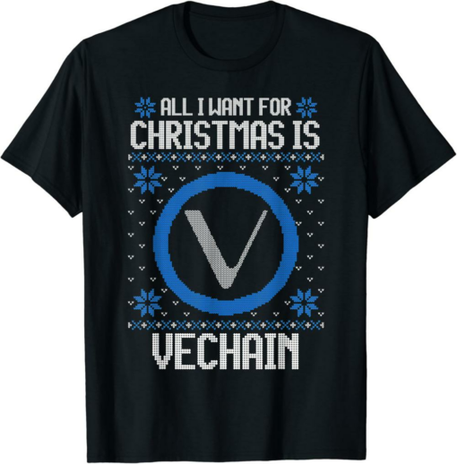 VeChain T-Shirt All I Want For Christmas Is For