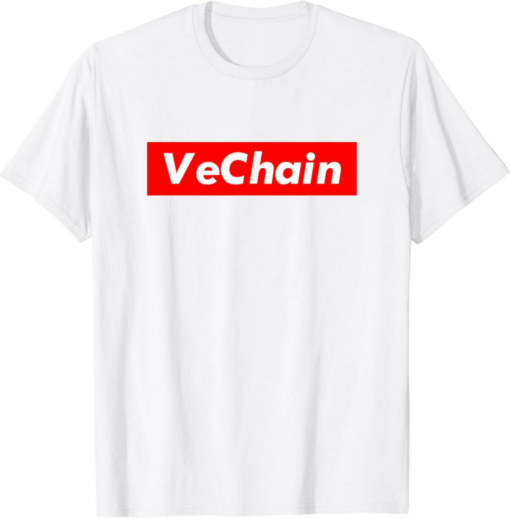 VeChain T-Shirt Cryptocurrency For Men For Women Red