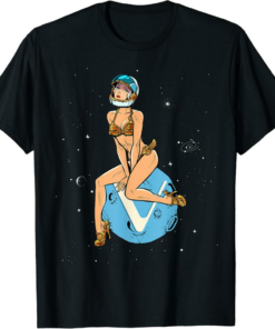 VeChain T-Shirt Cryptocurrency Pin-up Girl Hodling VET