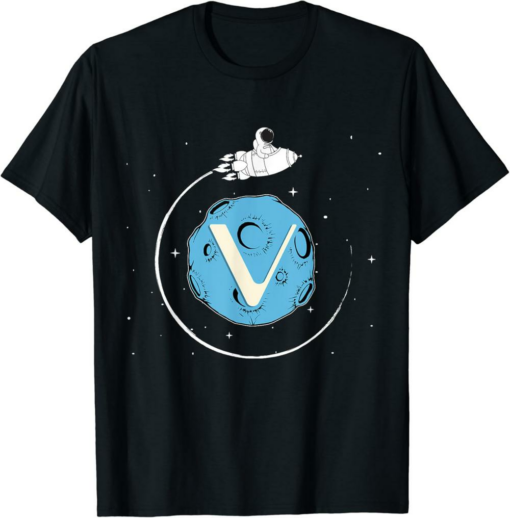 VeChain T-Shirt Cryptocurrency Talk Fun VET ROCKET