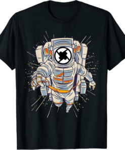 0x T-Shirt Crypto Astronaut to Moon