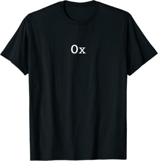 0x T-Shirt Logo Icon Cryptocurrency apparel Crypto TRX