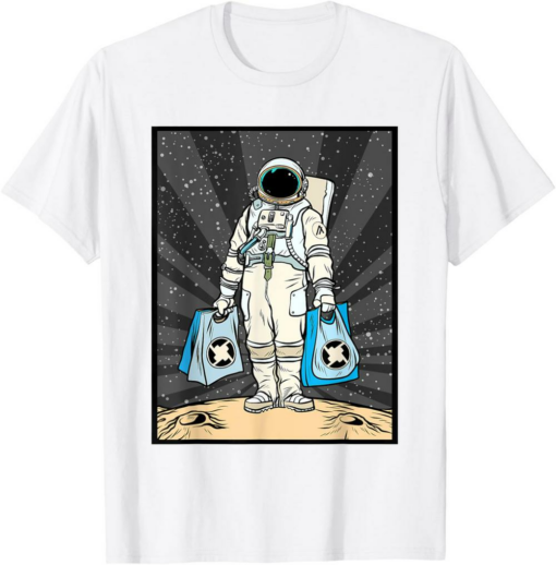 0x T-Shirt ZRX To The Moon Ox Space Man