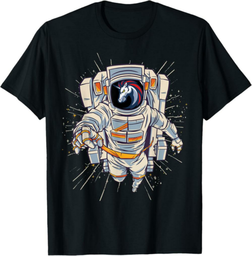 1inch T-Shirt Crypto Network Astronaut to Moon