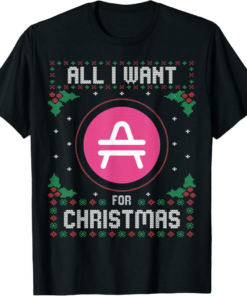 Amp T-Shirt All I Want For Xmas is Crypto Ugly Sweater