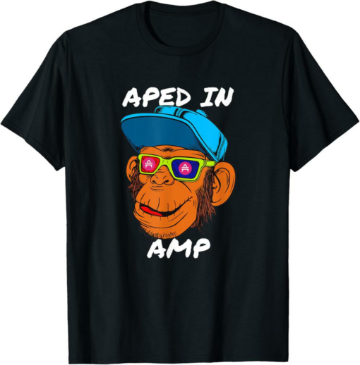 Amp T-Shirt Aped Into Crypto Currency Cryptocurrency Monkey