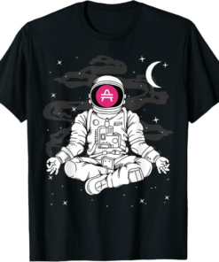 Amp T-Shirt Astronaut Yoga Coin To The Moon Crypto Token