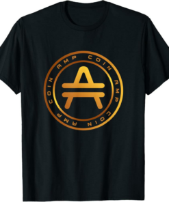 Amp T-Shirt Crypto HODL Coin Digital Money Token Trader Gift