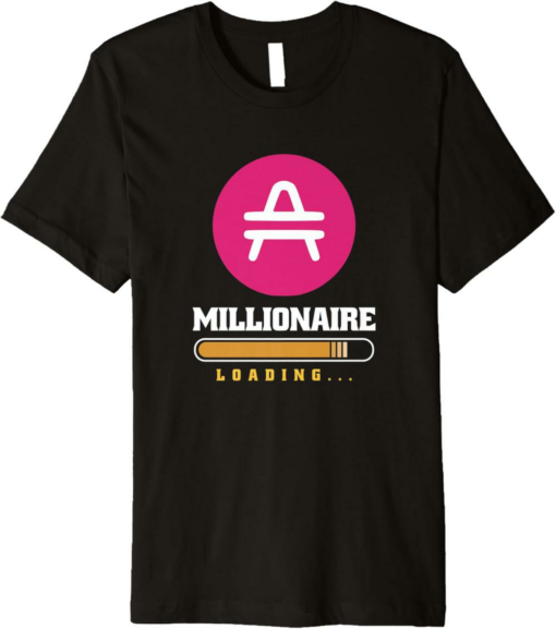 Amp T-Shirt Crypto Millionaire Loading Funny Premium