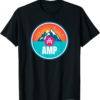 Amp T-Shirt Crypto Mountain Vintage Retro Cryptocurrency