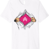 Amp T-Shirt Crypto Tear Open Costume Cryptocurrency Premium