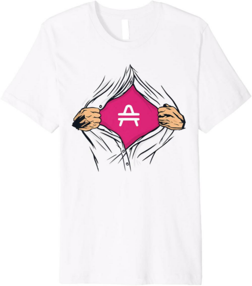 Amp T-Shirt Crypto Tear Open Costume Cryptocurrency Premium