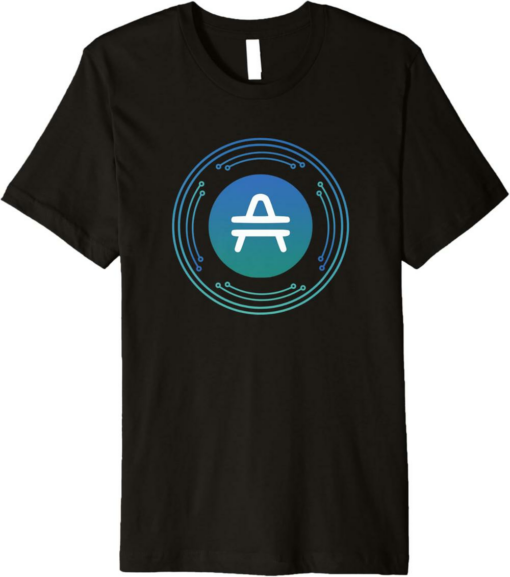 Amp T-Shirt Digital Currency Blue Green Investor Premium