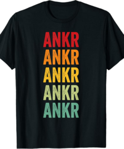 Ankr T-Shirt Crypto Rainbow Text Design