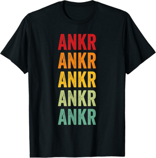 Ankr T-Shirt Crypto Rainbow Text Design