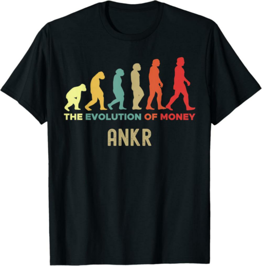 Ankr T-Shirt Crypto The Evolution of Money Caveman