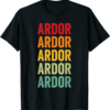 Ardor T-Shirt Crypto Rainbow Text Design
