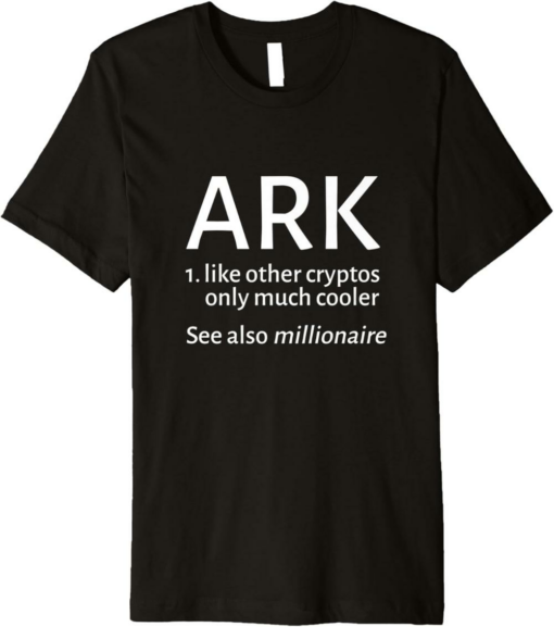 Ark T-Shirt Definition Rich Millionaire Currency Premium