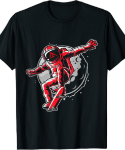 Ark T-Shirt Space Skating Cryptocurrency Millionaire Token