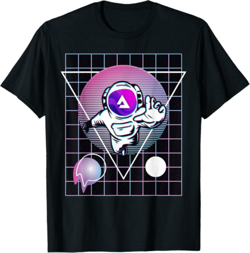 Audius T-Shirt Crypto Astronaut Outer Space