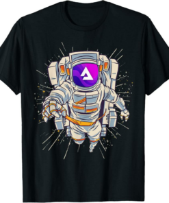 Audius T-Shirt Crypto Astronaut to Moon