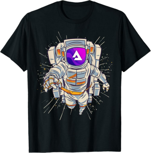 Audius T-Shirt Crypto Astronaut to Moon