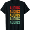 Audius T-Shirt Crypto Rainbow Text Design