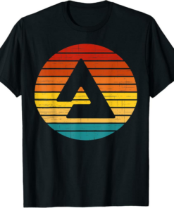 Audius T-Shirt Crypto Vintage Retro Sunset Design 60s 70s