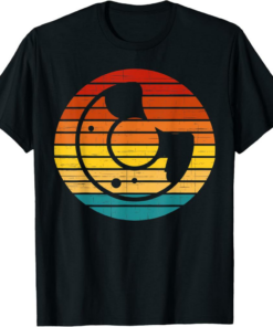 BakeryToken T-Shirt Crypto Vintage Retro Sunset Design