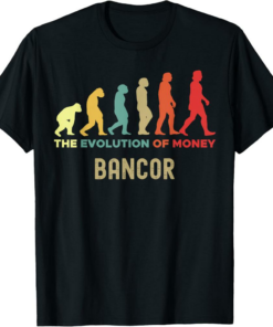 Bancor T-Shirt Crypto The Evolution of Money Caveman