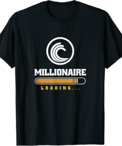 BitTorrent T-Shirt BTT Crypto Millionaire Loading Funny