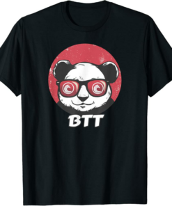 BitTorrent T-Shirt BTT Cute Crypto Panda Sun Glasses Retro