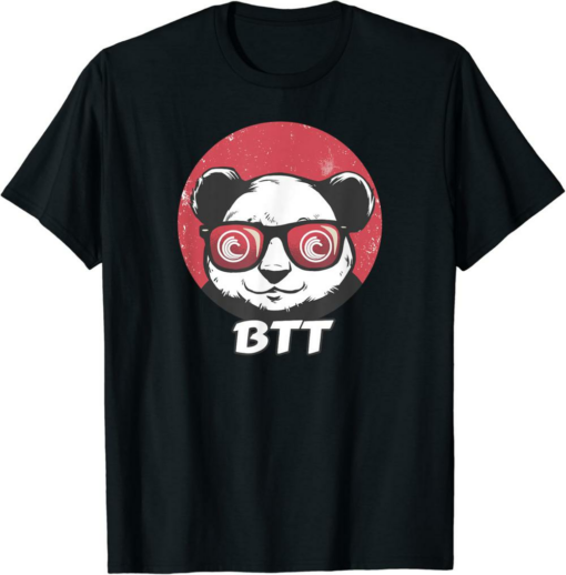 BitTorrent T-Shirt BTT Cute Crypto Panda Sun Glasses Retro