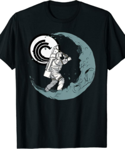 BitTorrent T-Shirt BTT Moon Miner Crypto Space Man