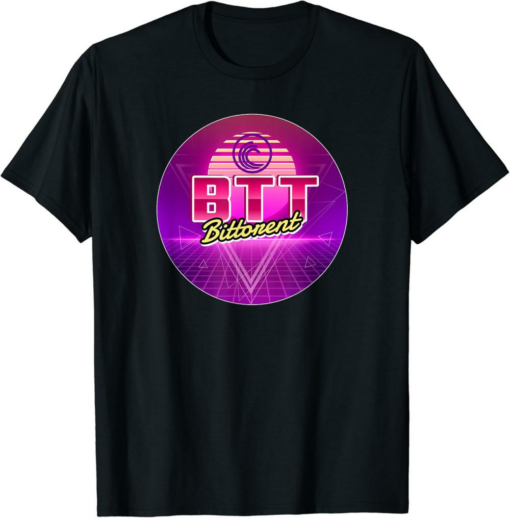 BitTorrent T-Shirt Crypto Cyberpunk 80s Vintage Retro