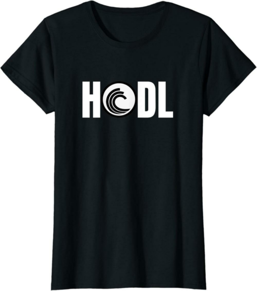 BitTorrent T-Shirt Crypto HODL Text BTT Cryptocurrency