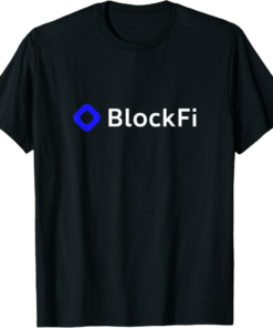 BlockFi T-Shirt Logo Crypto Trader Gift