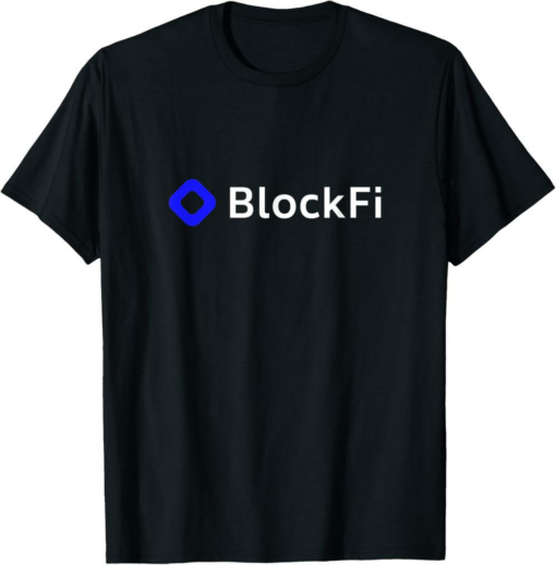 BlockFi T-Shirt Logo Crypto Trader Gift