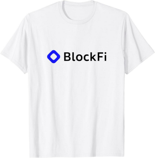 BlockFi T-Shirt Logo Crypto Trader Gift Black