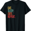COTI T-Shirt Eat Sleep Repeat