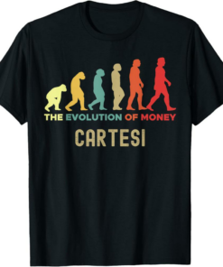 Cartesi T-Shirt Crypto The Evolution of Money Caveman