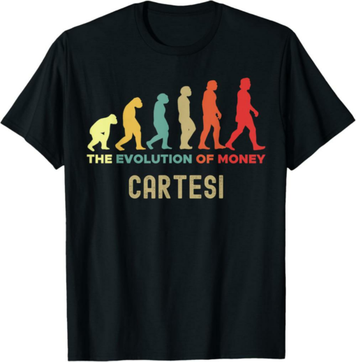 Cartesi T-Shirt Crypto The Evolution of Money Caveman