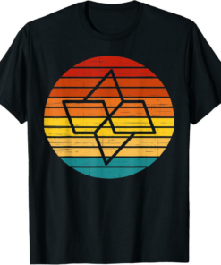 Cartesi T-Shirt Crypto Vintage Retro Sunset Design 60s 70s