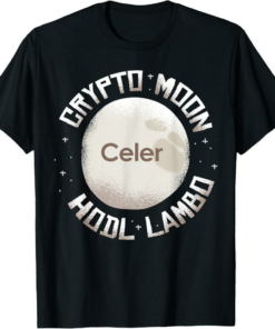Celer T-Shirt Crypt to Moon HODL Funny