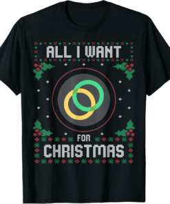 Celo T-Shirt All I Want For Xmas is Crypto Ugly Sweater